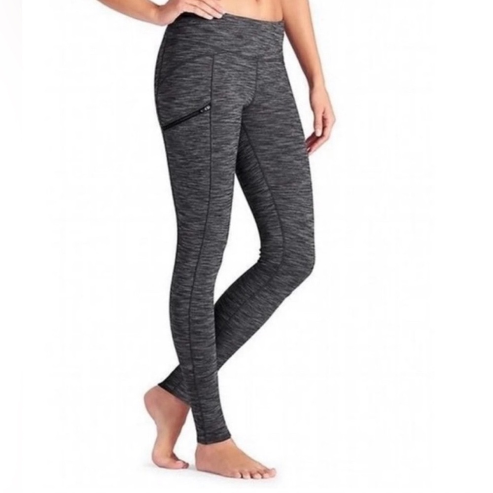 Athleta Women's Cozy Drifter Leggings‎ Space Dye Size Small Gray